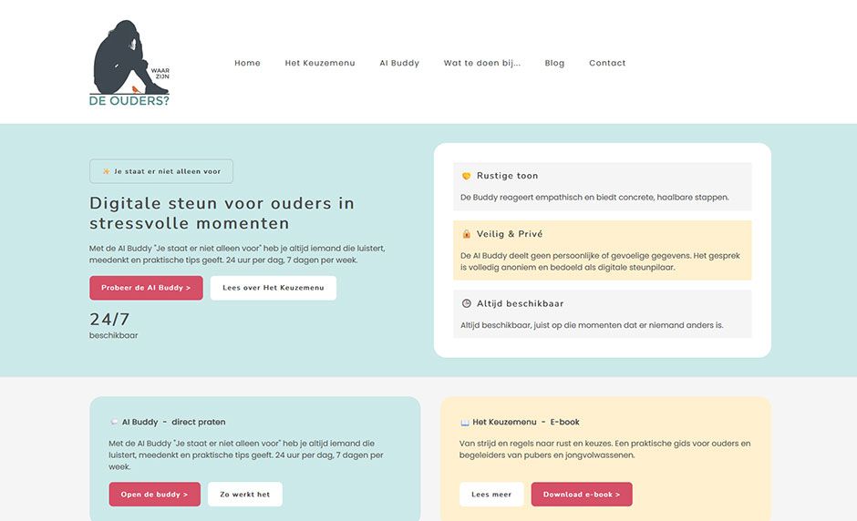 Waar zijn de ouders? Website By Blue Creations