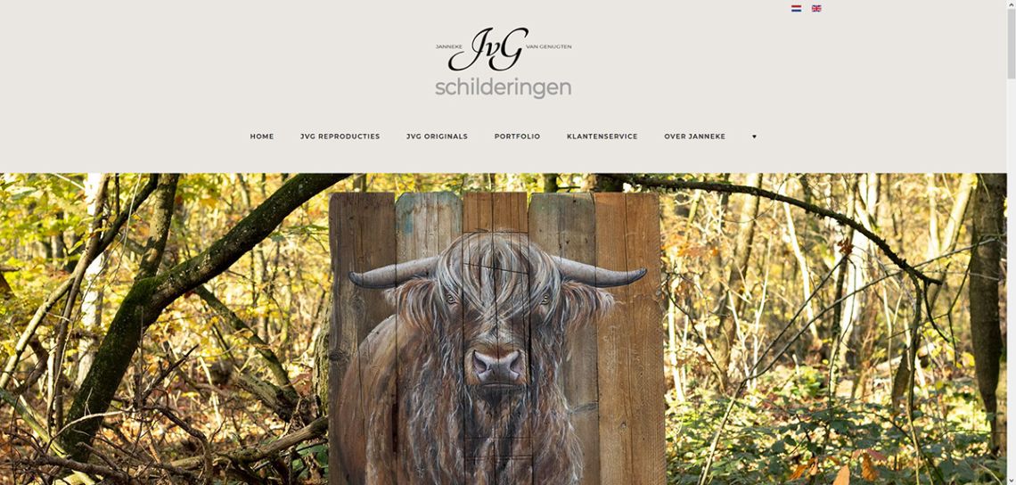 Schilderij op hout | Janneke van Genugten